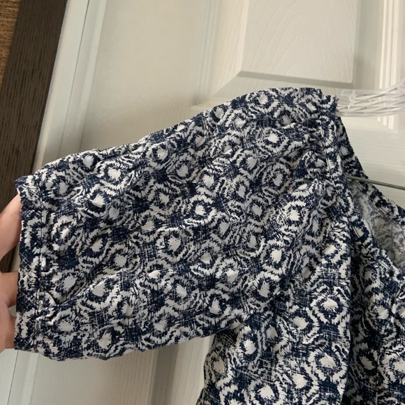 Abercrombie & Fitch Blue/White Round Hem Top size XS - Picture 5 of 7